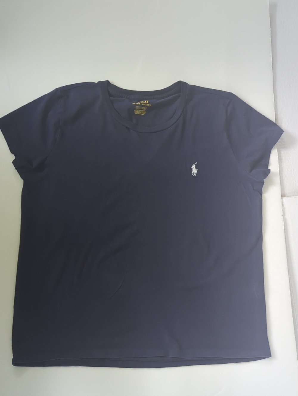 Polo by Ralph Lauren Navy Short-Sleeve Crew Tee with White Pony